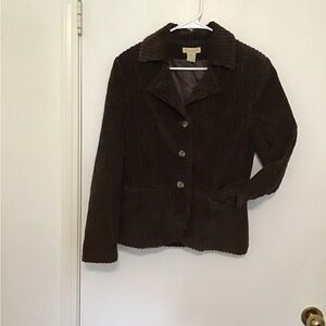 The Limited Brown Corduroy Blazer Tailored Classic